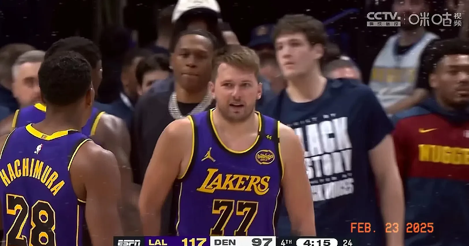 湖人鏖战吉林队，东契奇刷新纪录的简单介绍