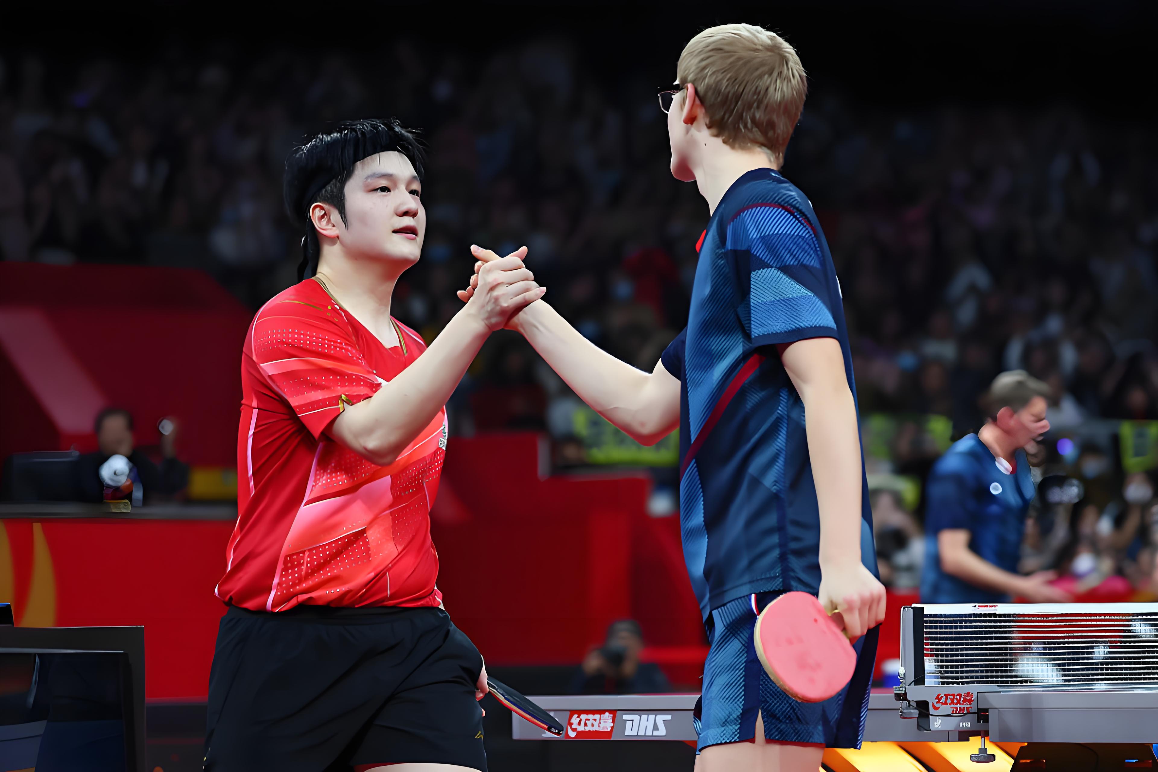 关于中国乒乓球队绝杀法国乒乓球队，樊振东惊艳世界的信息